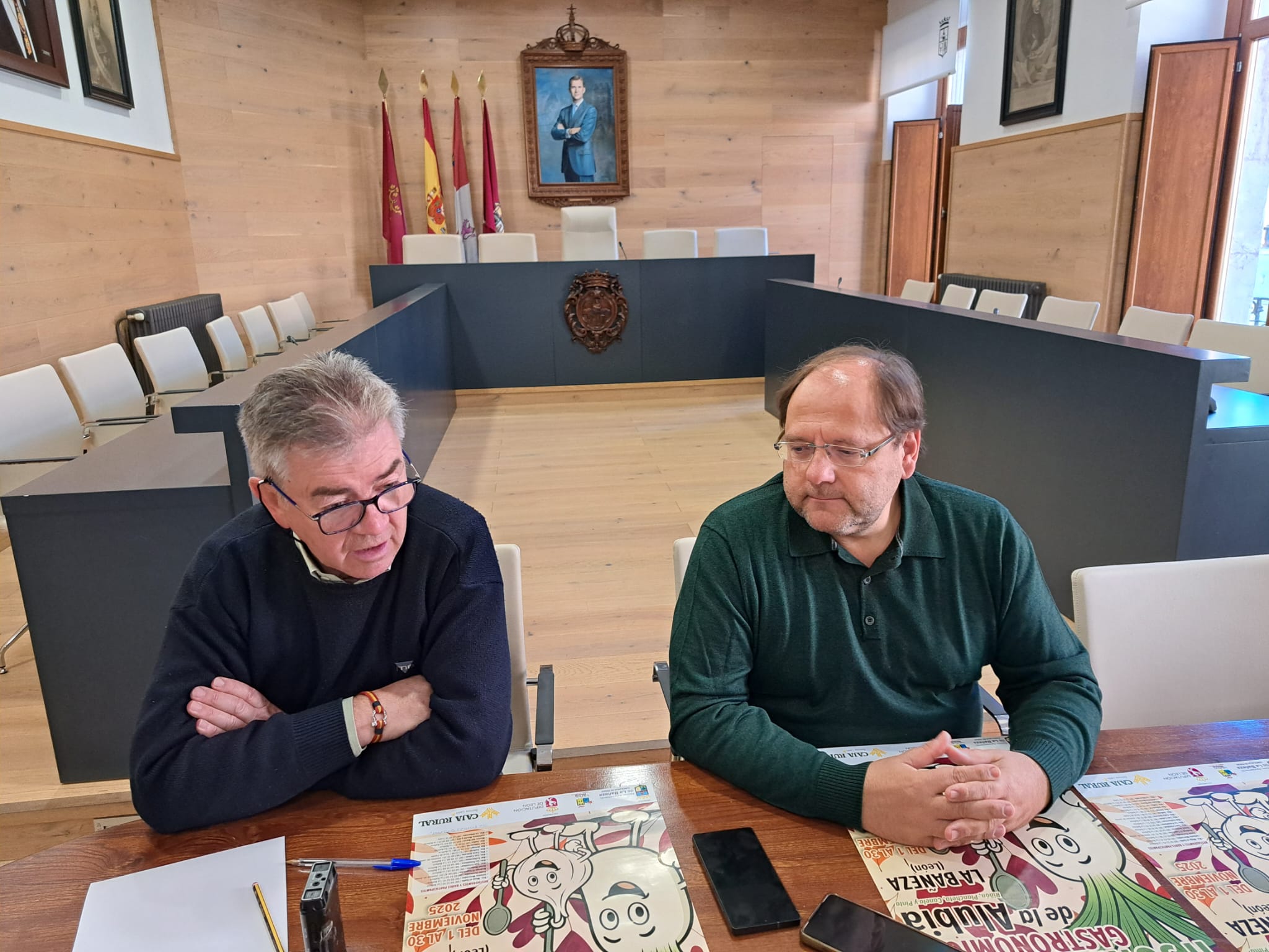 José Carlos Prieto y Javier Carrera durante la presentación. | L.N.C.