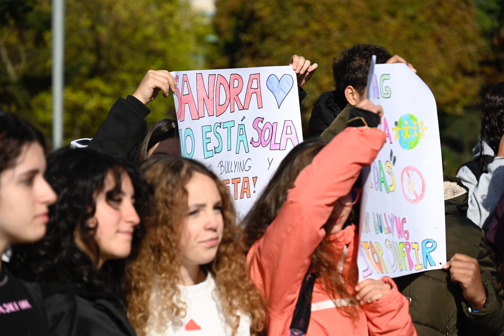 Manifestación contra el bullying en León 