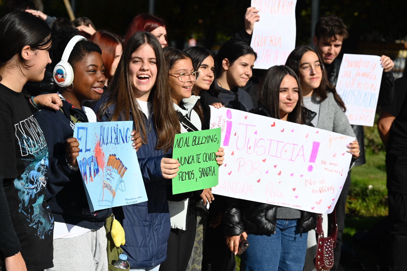 Manifestación contra el bullying en León 