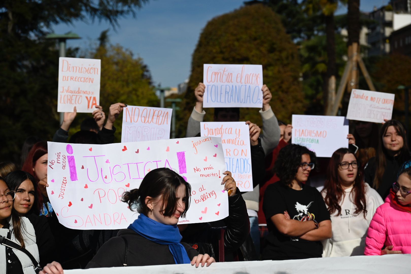 Manifestación contra el bullying en León 