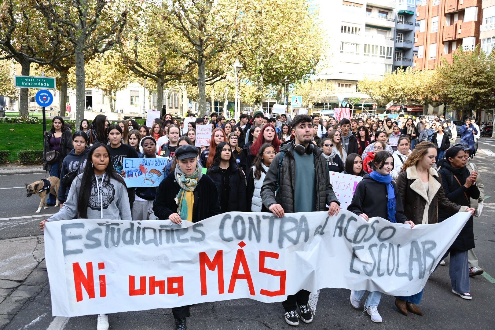Manifestación contra el bullying en León 