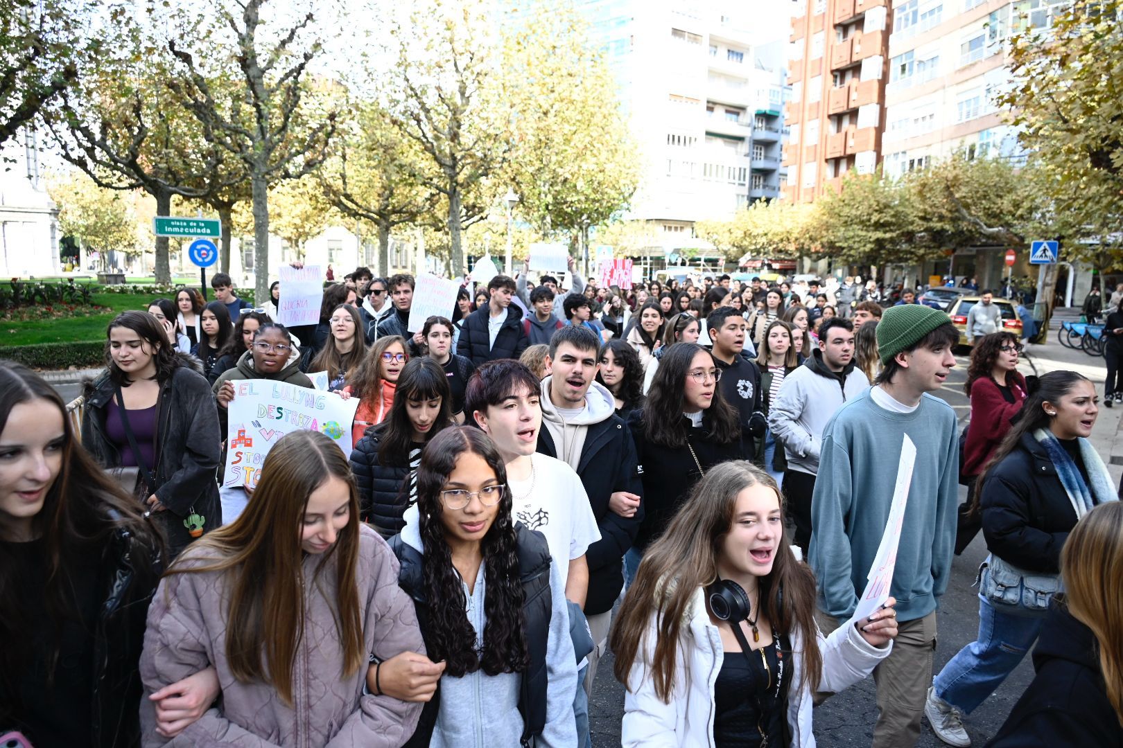 Manifestación contra el bullying en León 