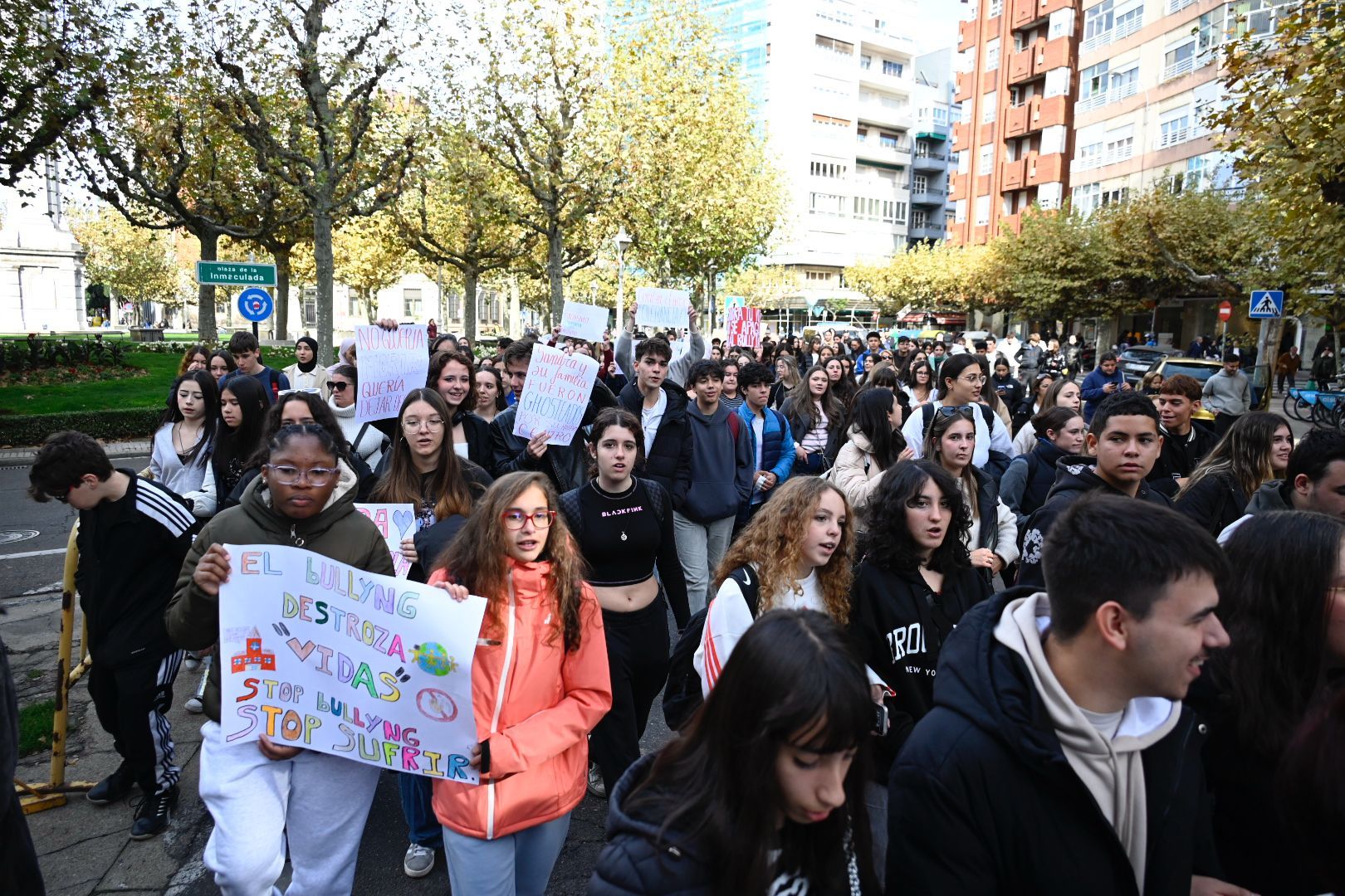 Manifestación contra el bullying en León 