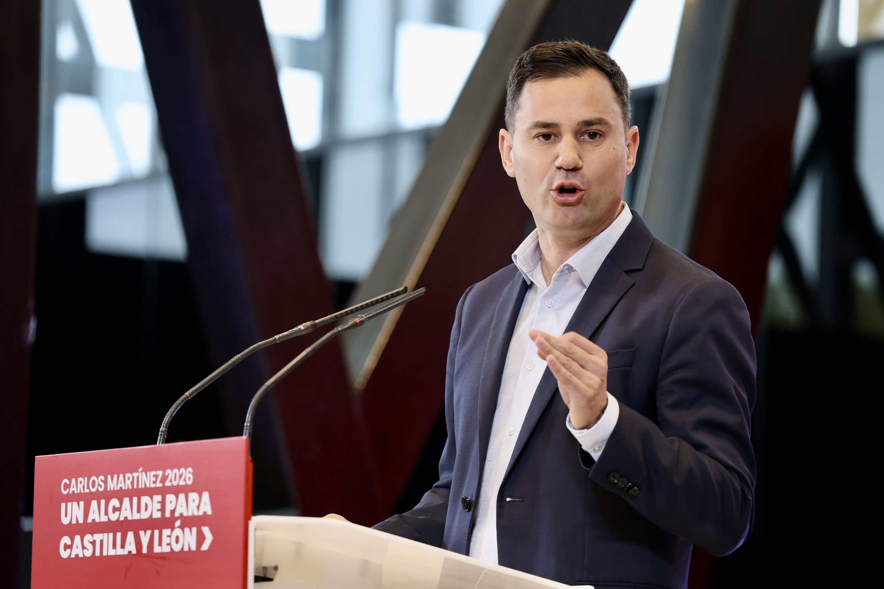 El secretario provincial del PSOE de León, Javier Alfonso Cendón. | CAMPILLO (ICAL)