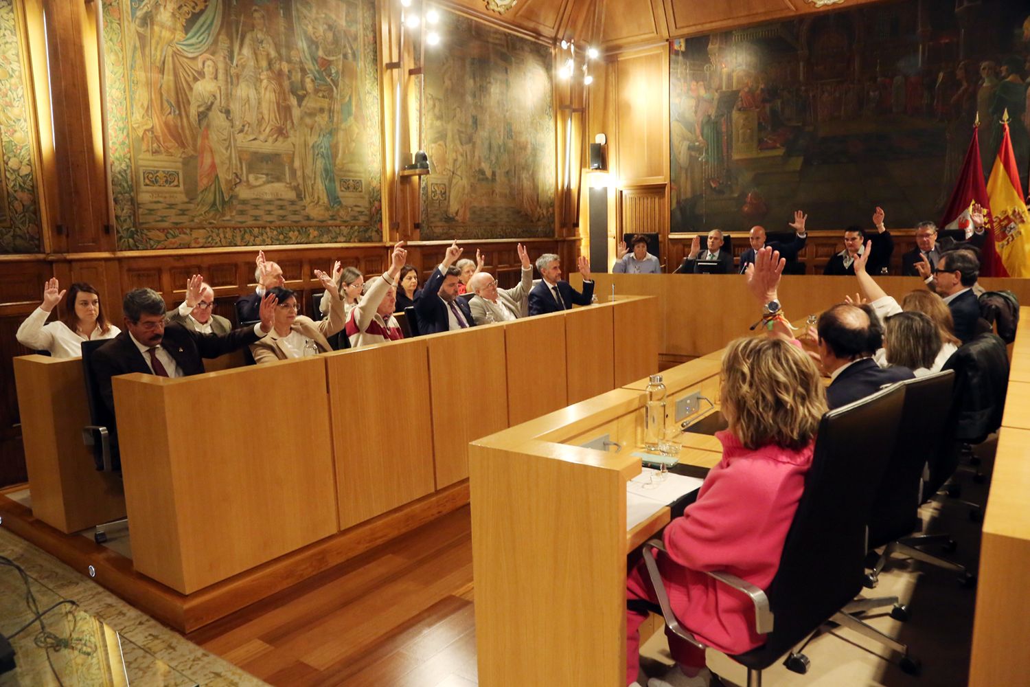 La declaración institucional ha contado con el respaldo de todos los grupos políticos del Ayuntamiento de León. | LNC