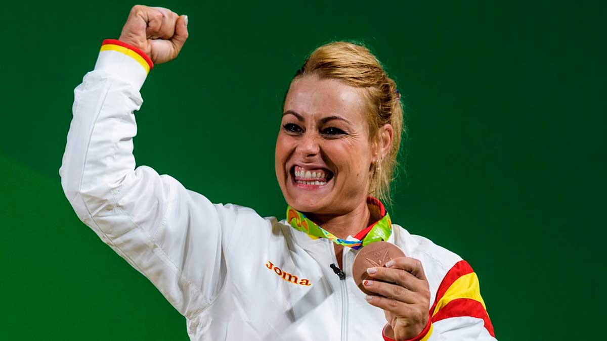 Lidia Valentín celebra su medalla en los Juegos. | COE