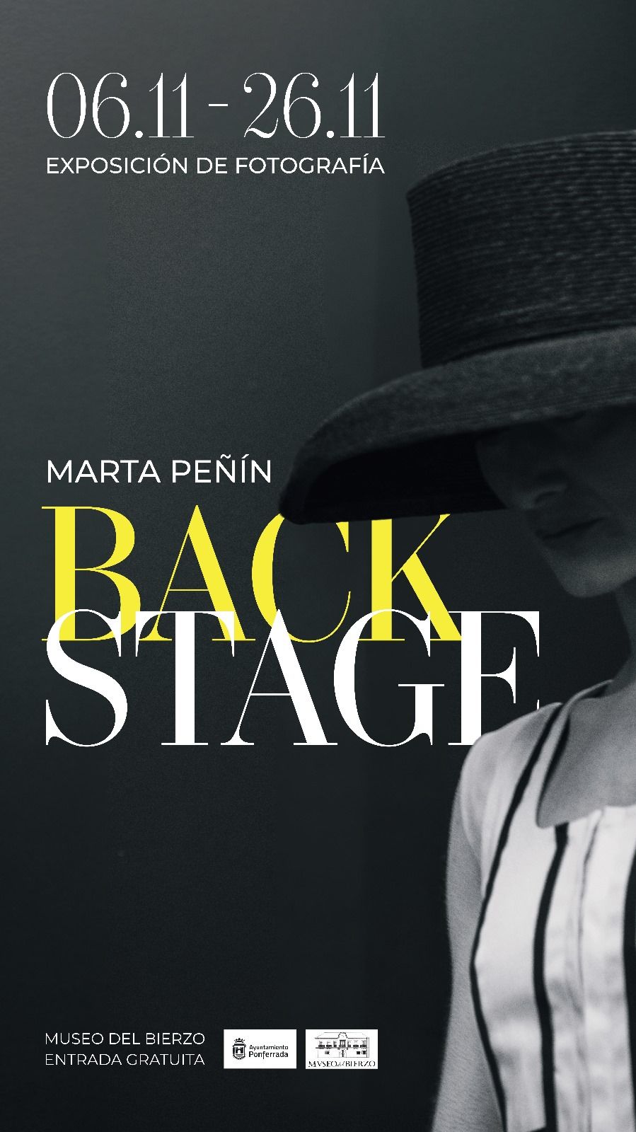 Cartel de la exposición 'Backstage'.