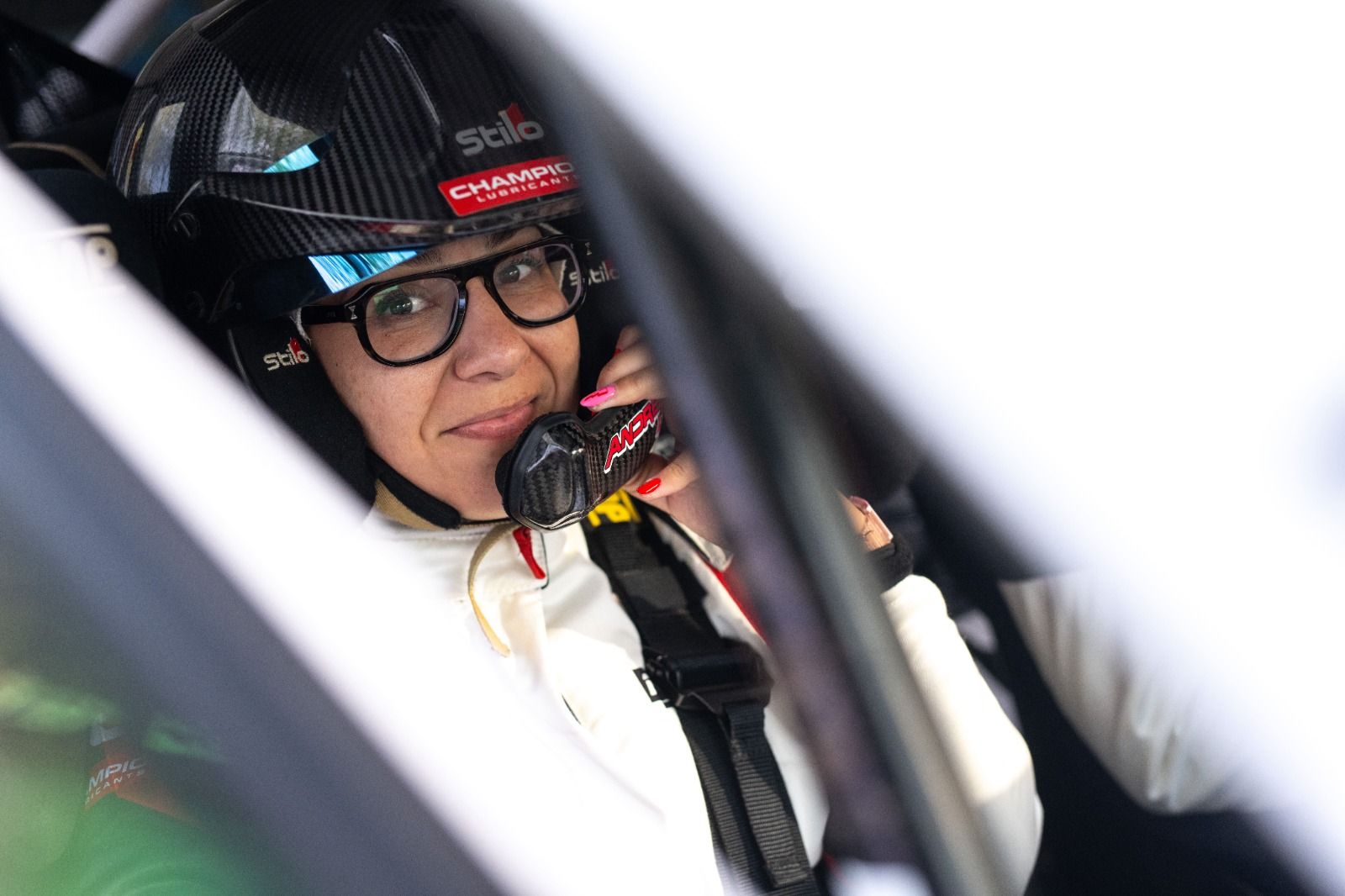 La berciana Andrea Lamas se ha convertido en una de las mejores copilotos del panorama español. ANDREA LAMAS