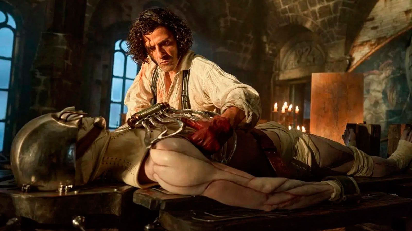 Un fotograma de la película ‘Frankestein’, dirigida por Guillermo del Toro.