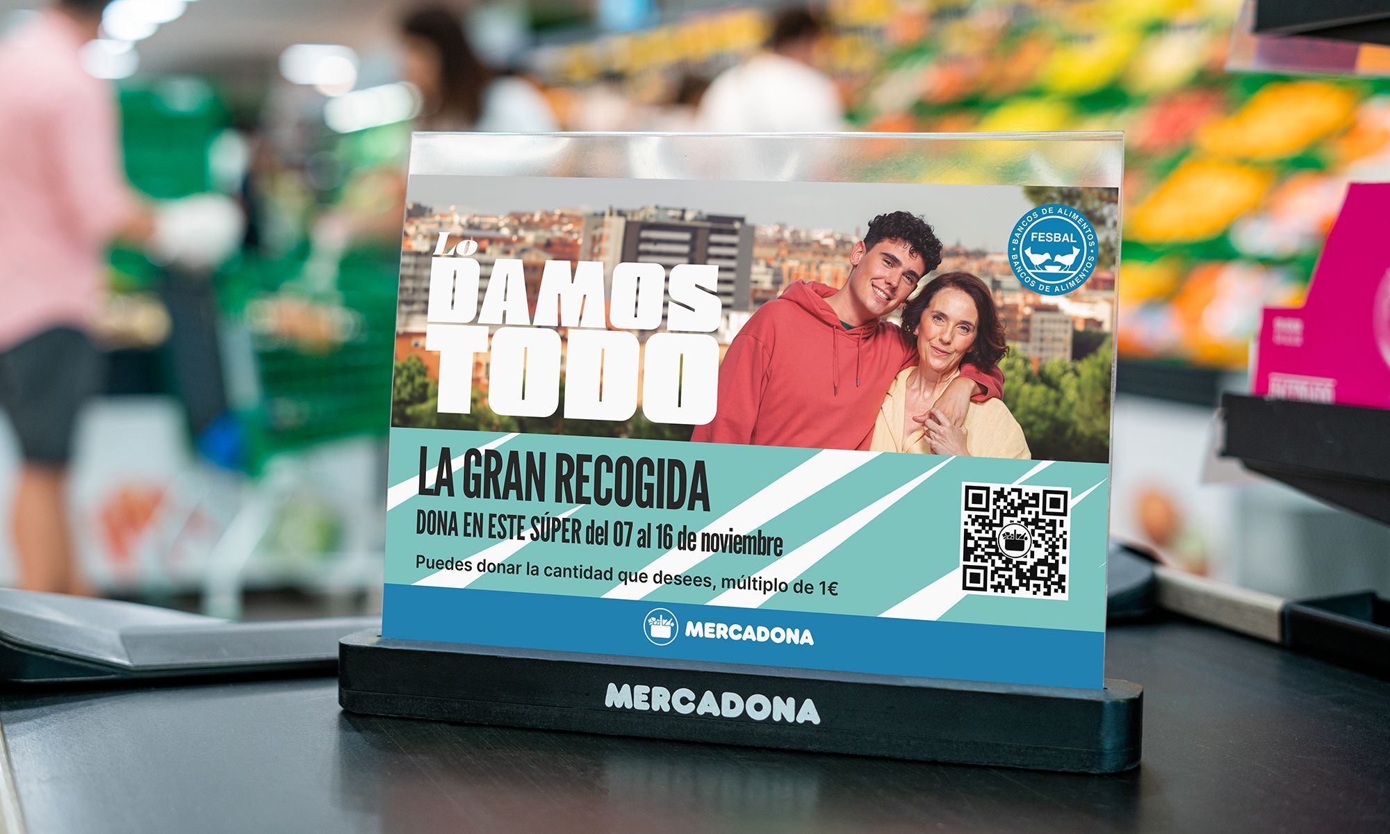Imagen del cartel de la campaña ‘Gran Recogida de Alimentos’ . |L.N.C.
