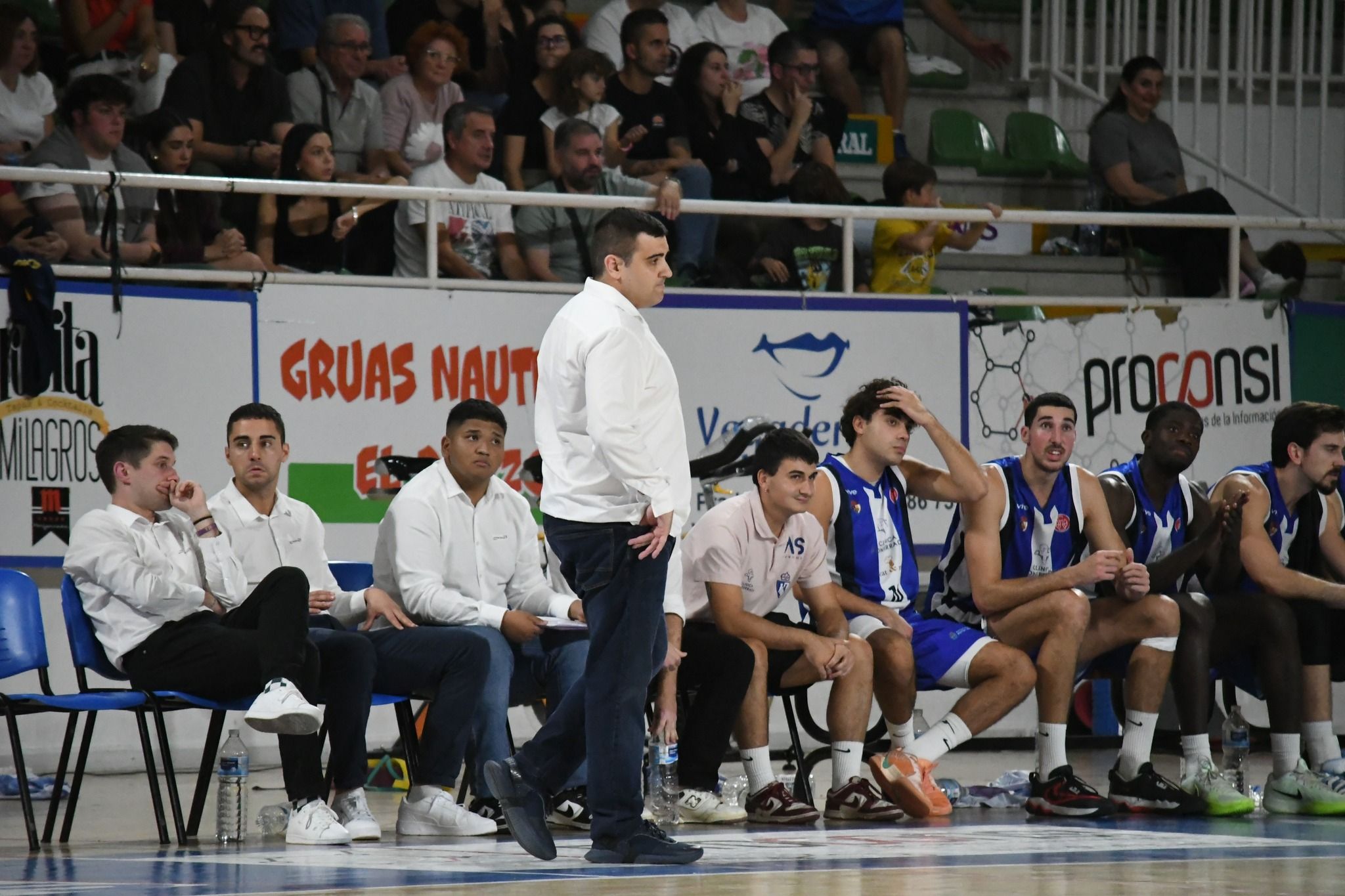 Oriol Pozo durante uno de los momentos del partido. CPSDP