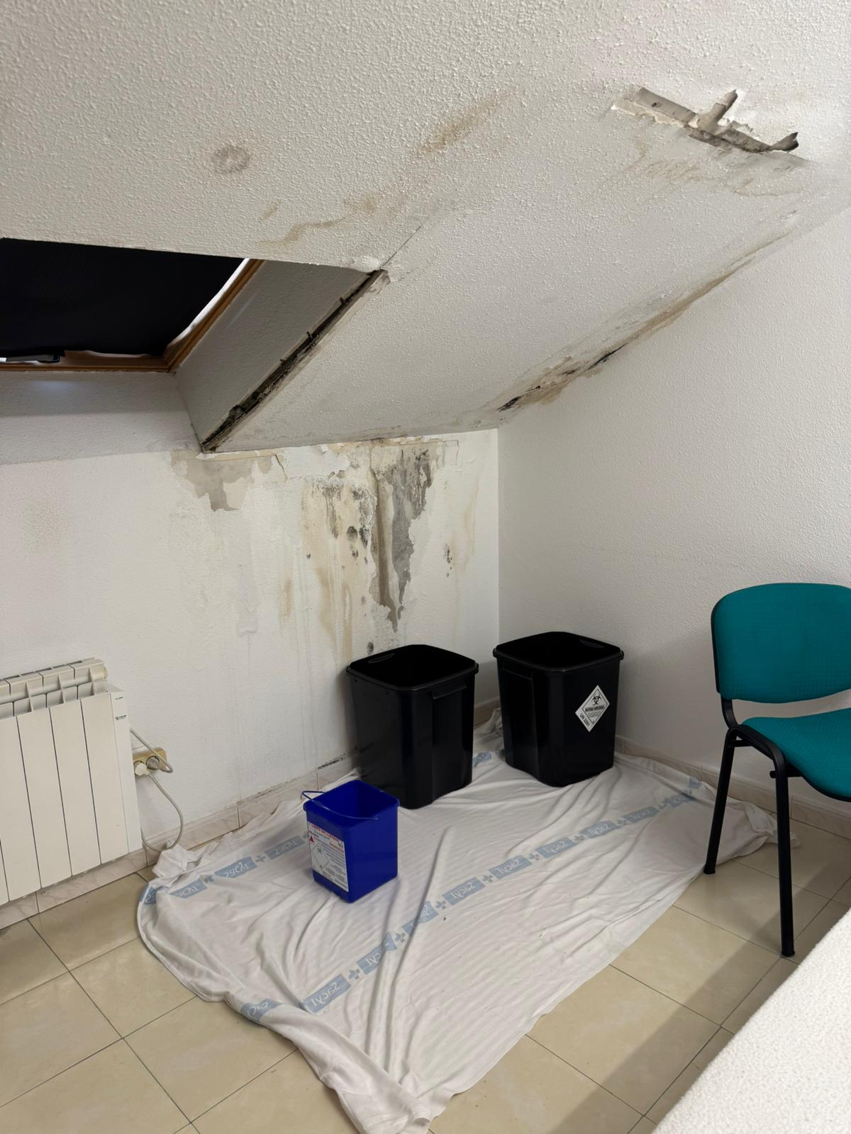 Denuncian el grave deterioro del Centro de Salud de Cistierna 