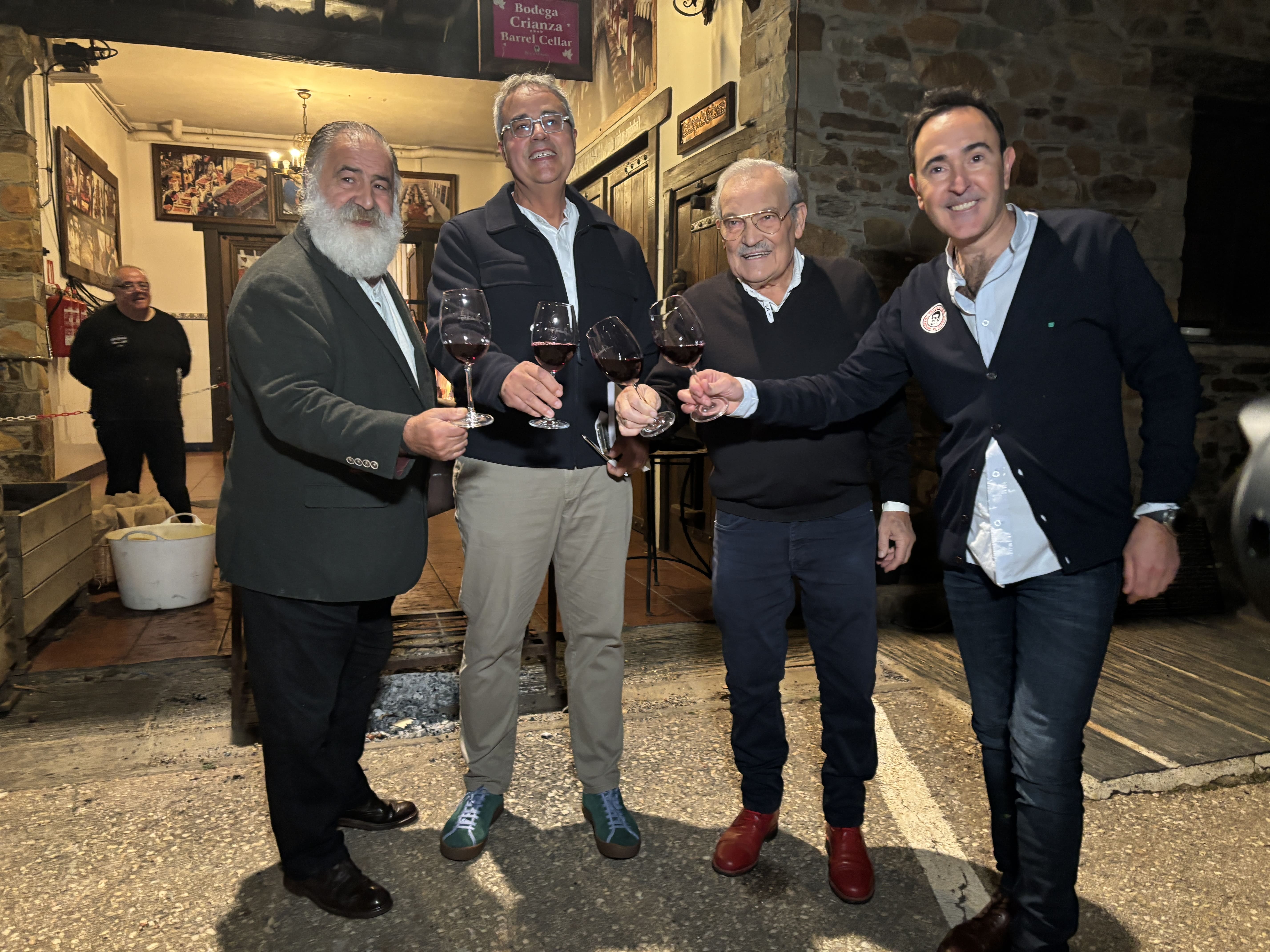 De izquierda a derecha: Javier Pérez Andrés, Alfonso Fernández-Manso, José Luis Prada y José Manuel Ferreira. | JAVIER FERNÁNDEZ