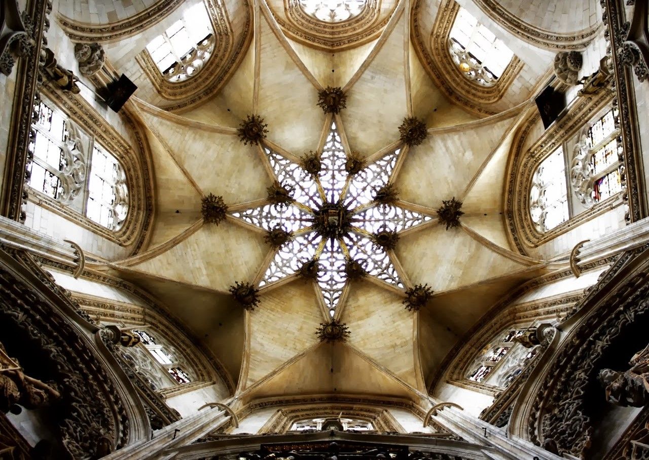 Cúpula de la Capilla de los Condestables (catedral de Burgos). Cúpula de la Capilla de los Condestables (catedral de Burgos).