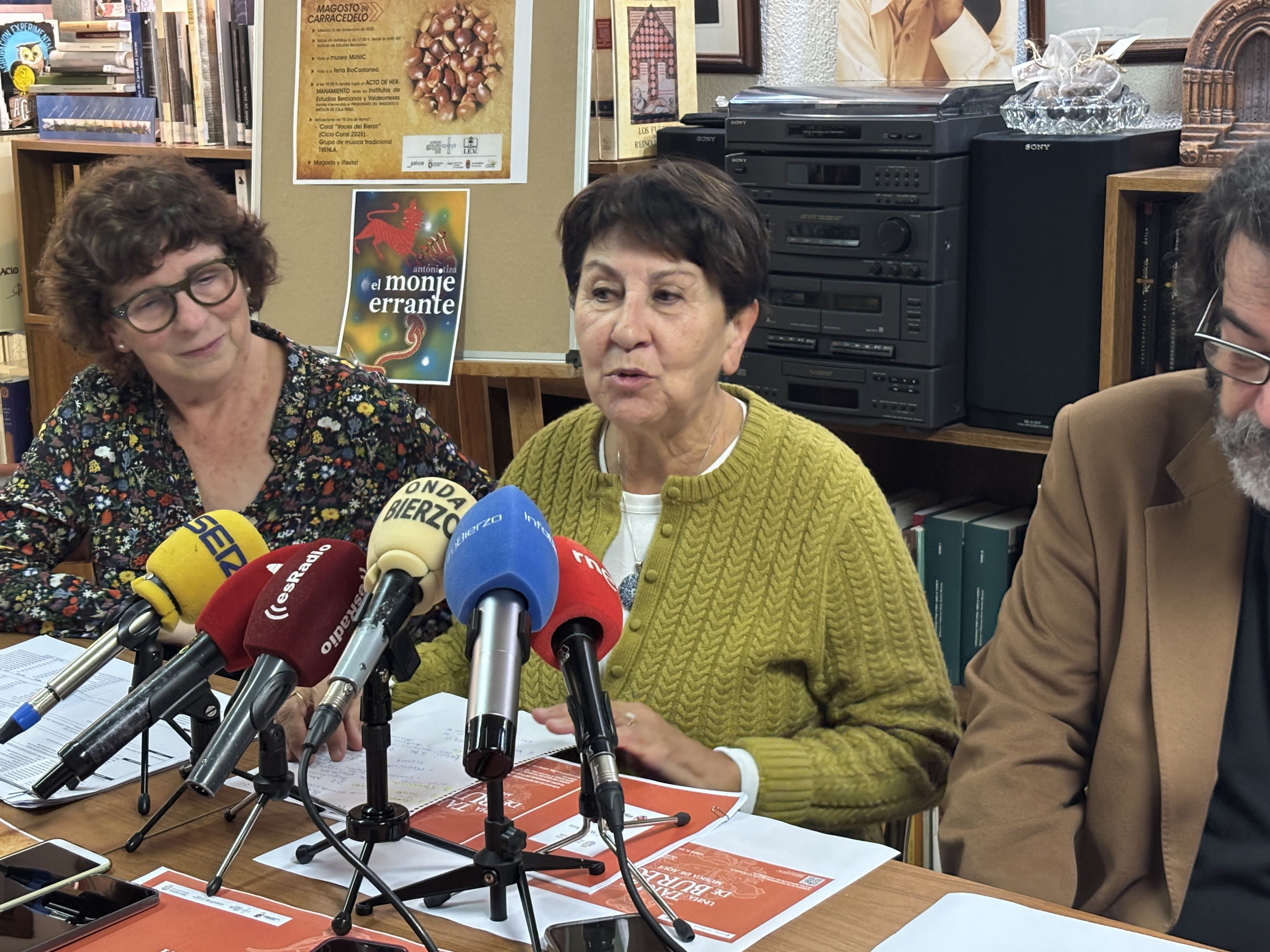 Mar Palacio es la presidenta de la gestora del Instituto de Estudios Bercianos. | JAVIER FERNÁNDEZ