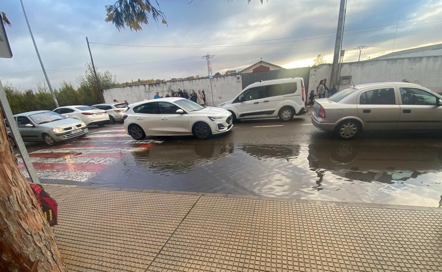 Estado que presentaba estos días de lluvia la avenida de Agustinos de León. | L.N.C. Estado que presentaba estos días de lluvia la avenida de Agustinos de León. | L.N.C.