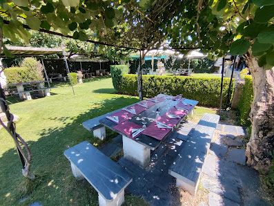 Jardín del Mesón el Lago, con 60 mesas.
