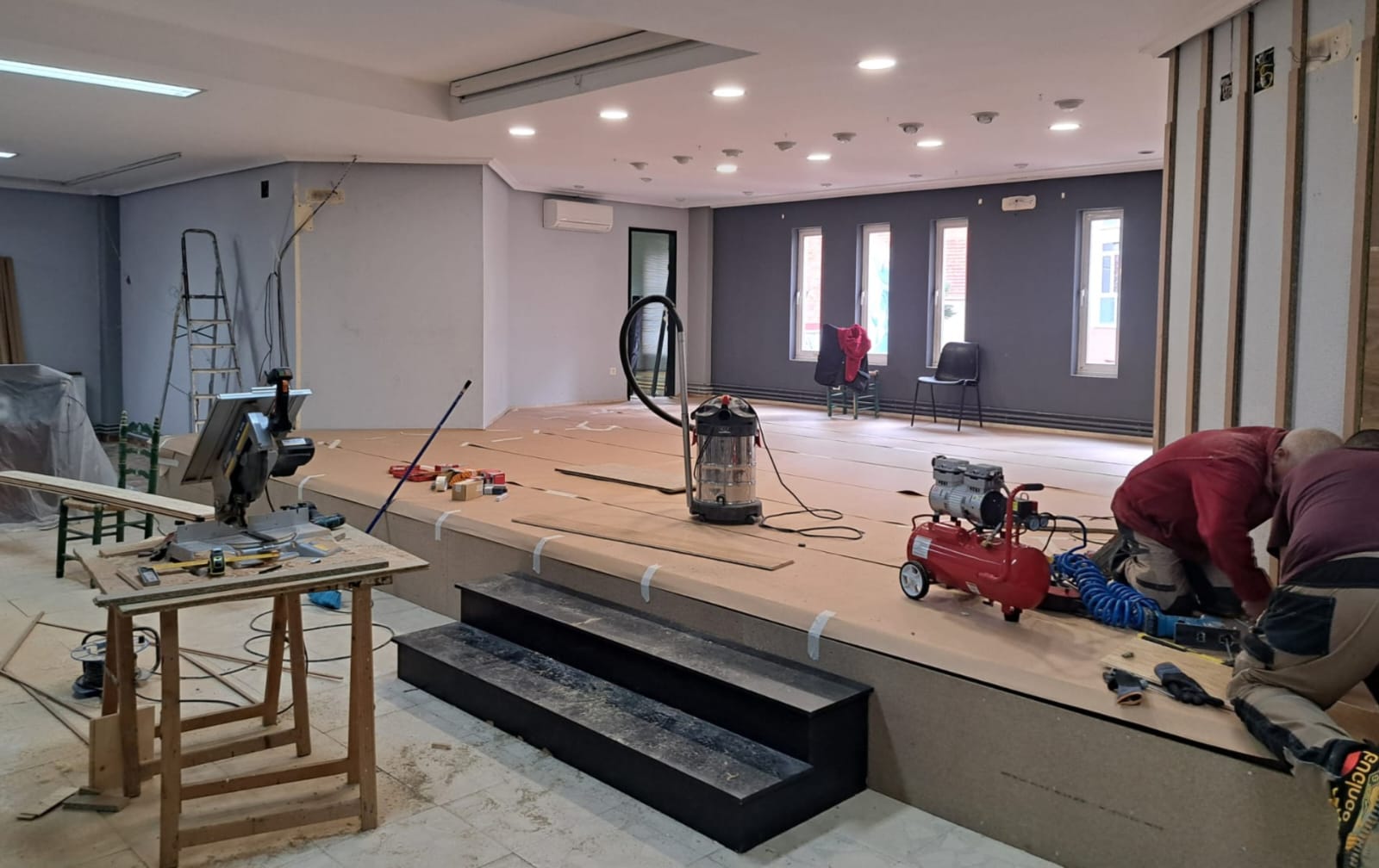 Reforma del salón del actos del Centro Cultural Tierras Bañezanas. | L.N.C.