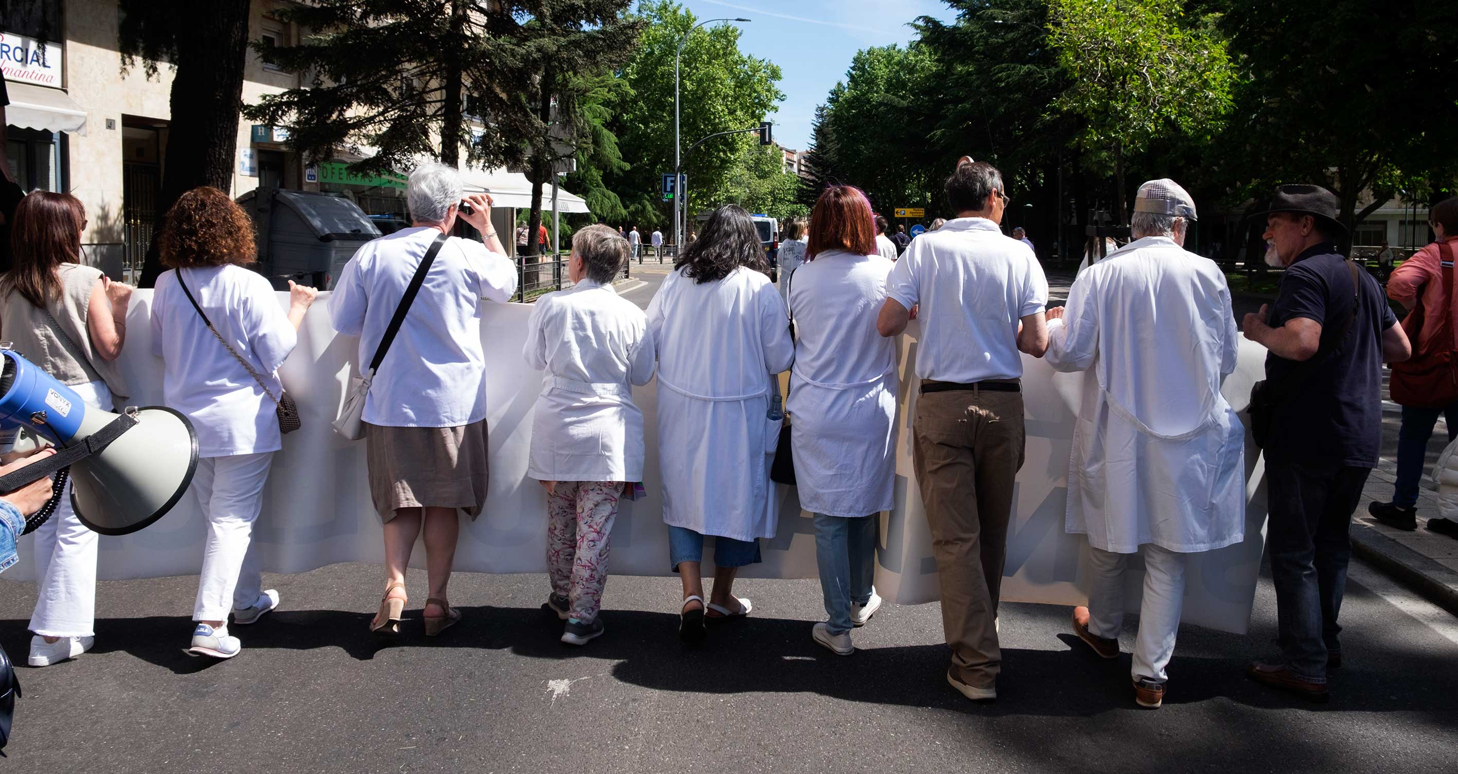 Imagen de archivo de una protesta de profesionales sanitarios. | ICAL