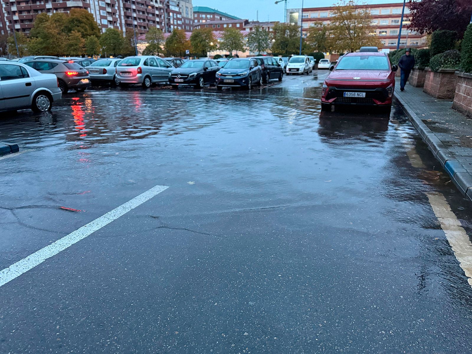 Uno de los puntos afectados