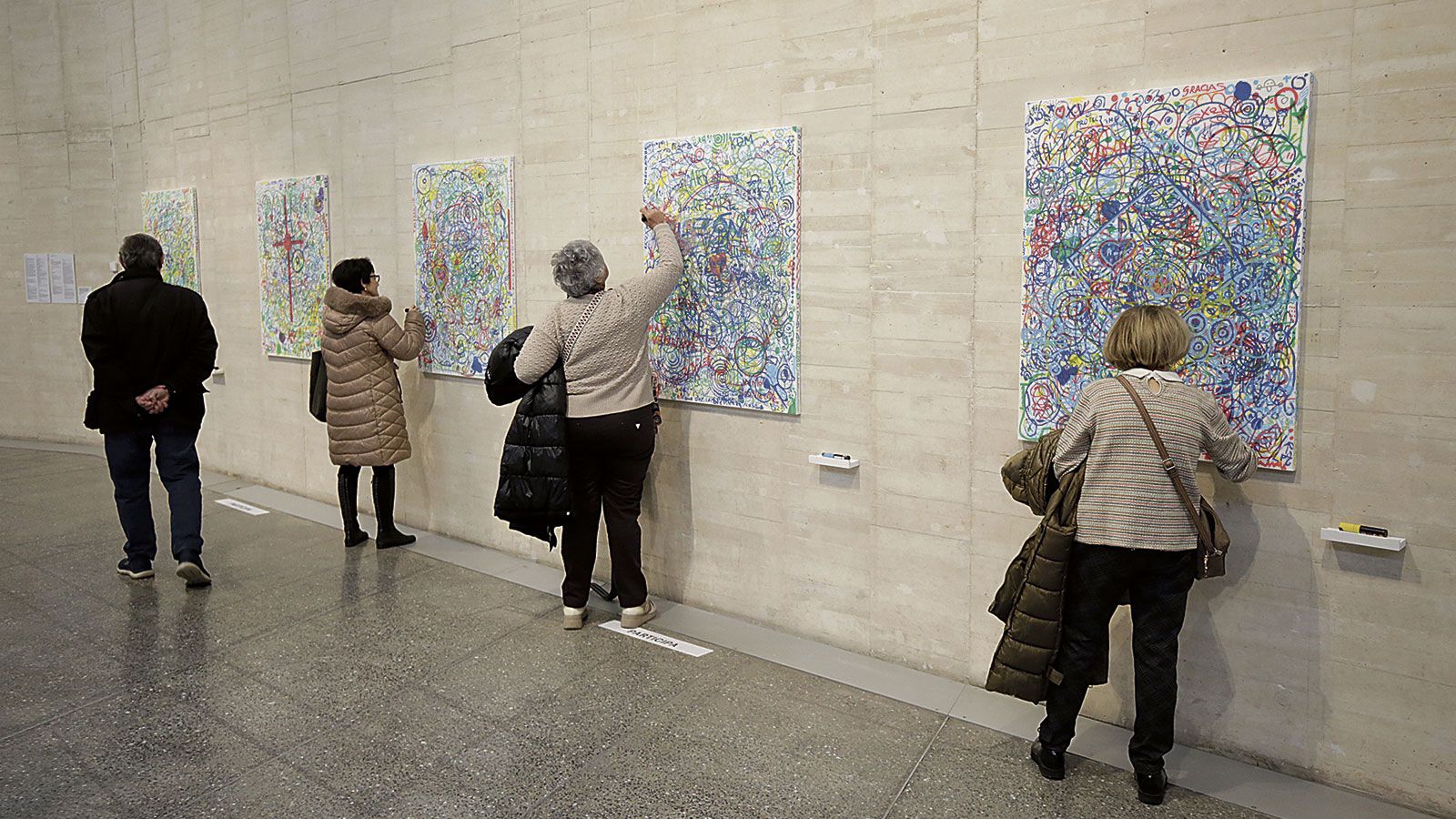 Una de las obras de la muestra de Yoko Ono en el Musac. | FERNANDO OTERO