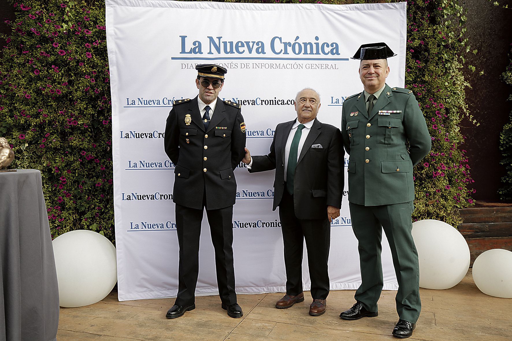 Martín Álvarez, Manuel Lesmes y Martín Garretas. 