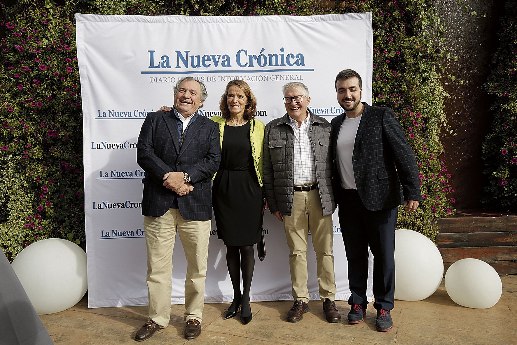 Miguel Antonio Álvarez, Elsa García, Manuel Bernardo y Pablo Arias.