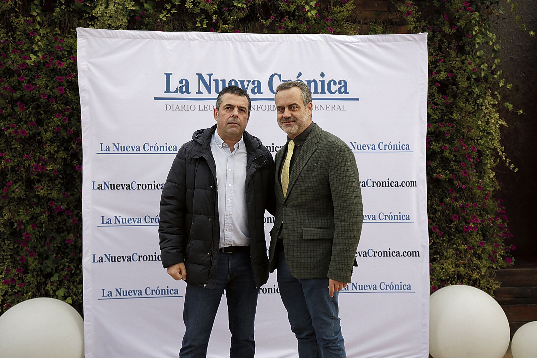 Javier Morán (Fele) con David Rubio.