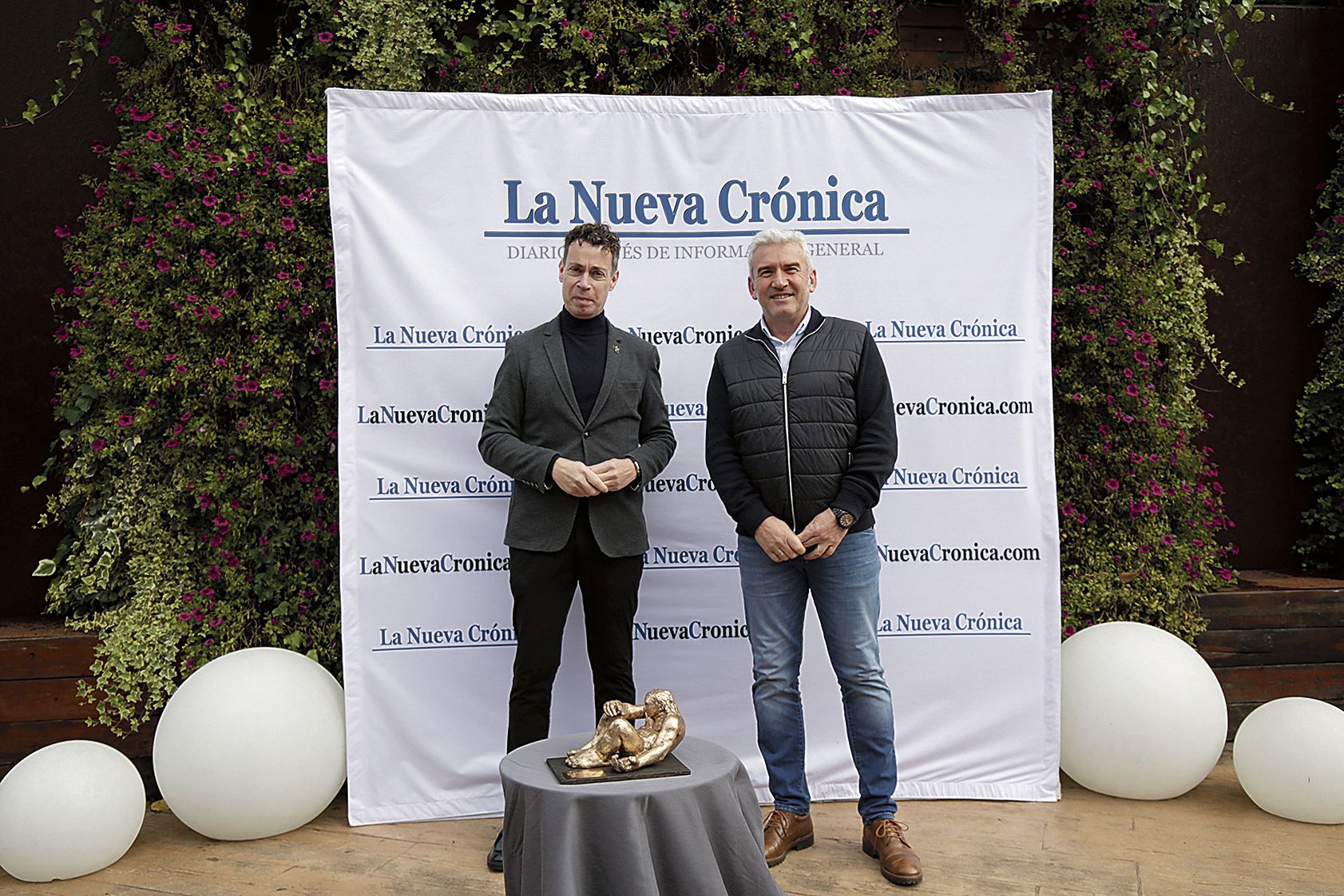 Mario Rivas, alcalde de Villablino, y Alider Presa, alcalde de Igüeña.