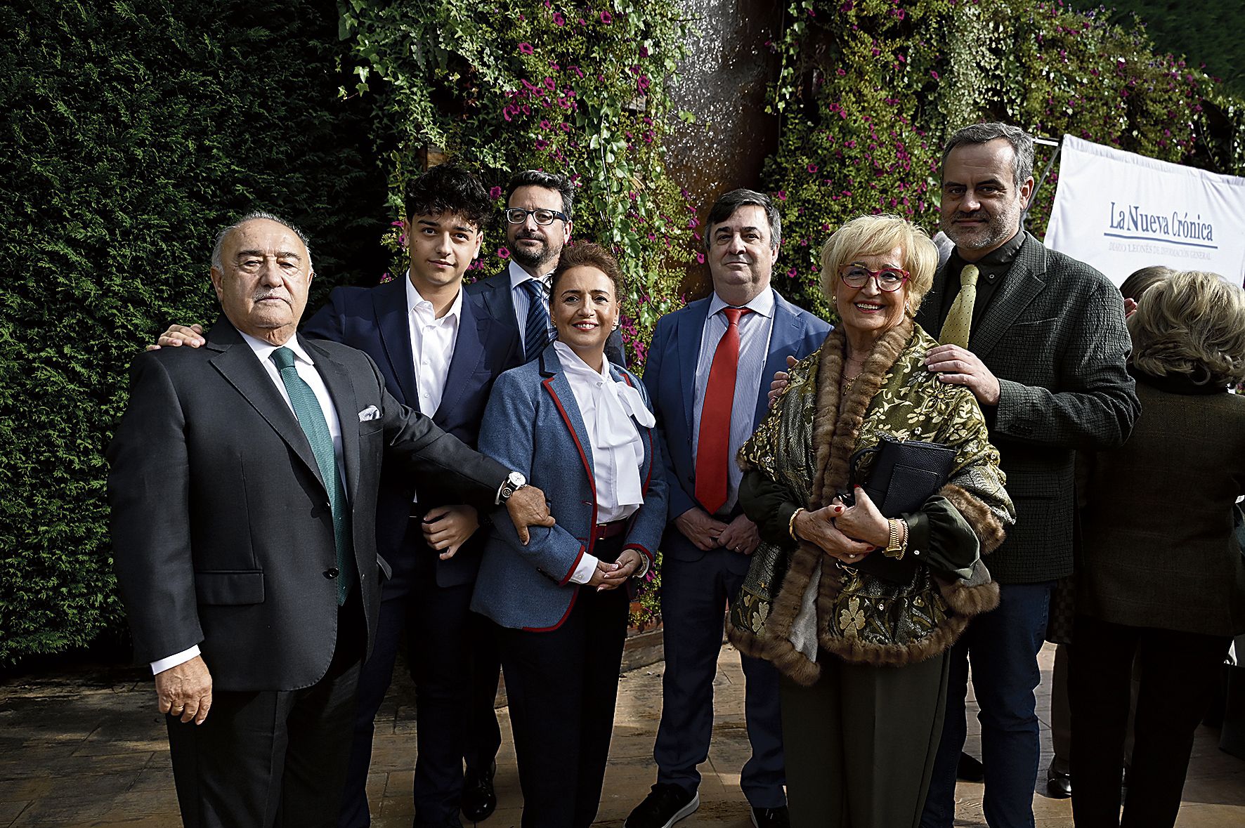 Manuel Lesmes, Jorge Mariño, Jordi Mariño, Nuria Lesmes, Carlos Rebollar, Carmen Flórez y David Rubio.