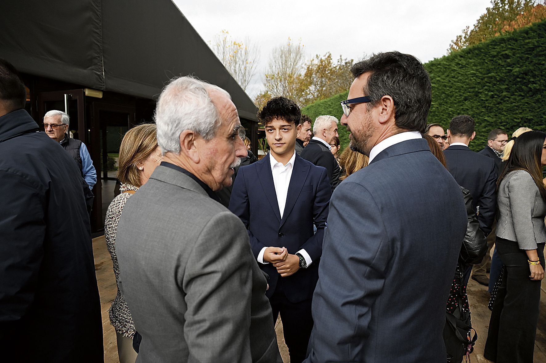 Manuel Orellana, Jorge Mariño Lesmes y Jordi Mariño.