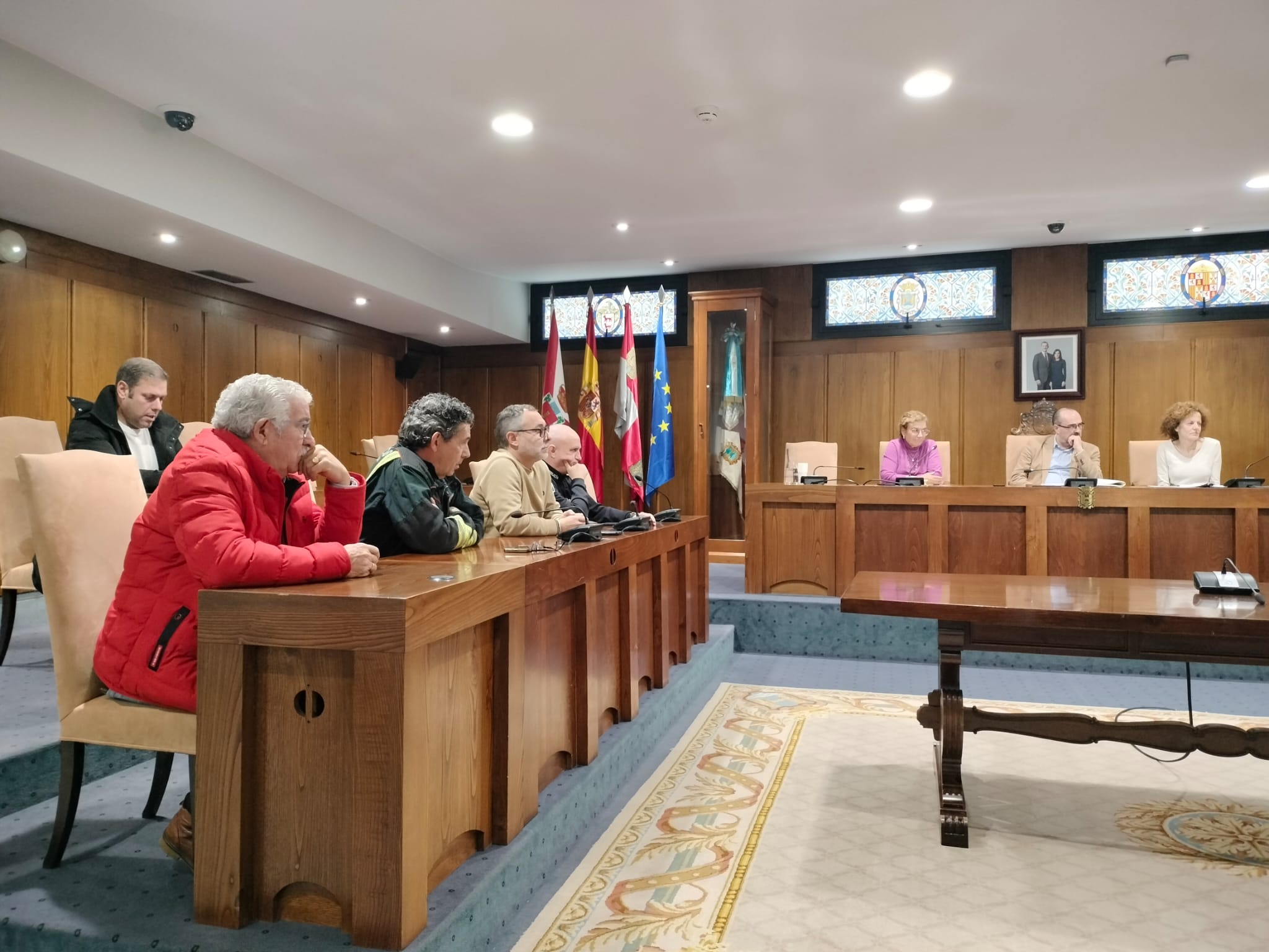 Reunión CECOP en la que se decidió rebajar la emergencia.