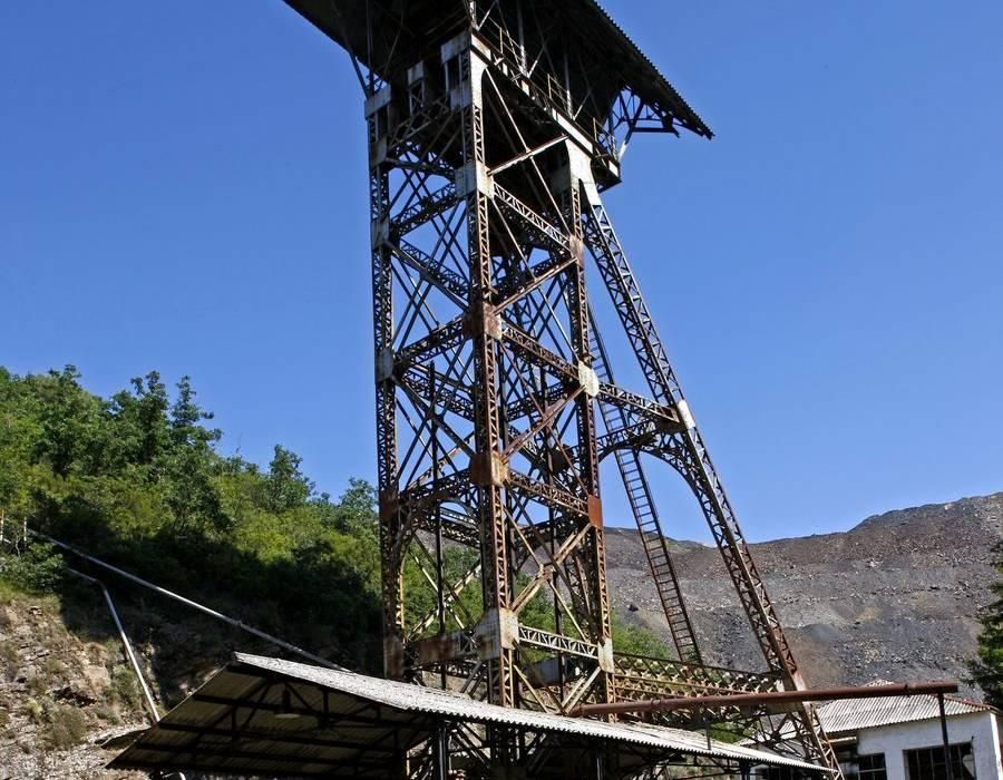 El castillete del Pozo Ibarra en una imagen de archivo.