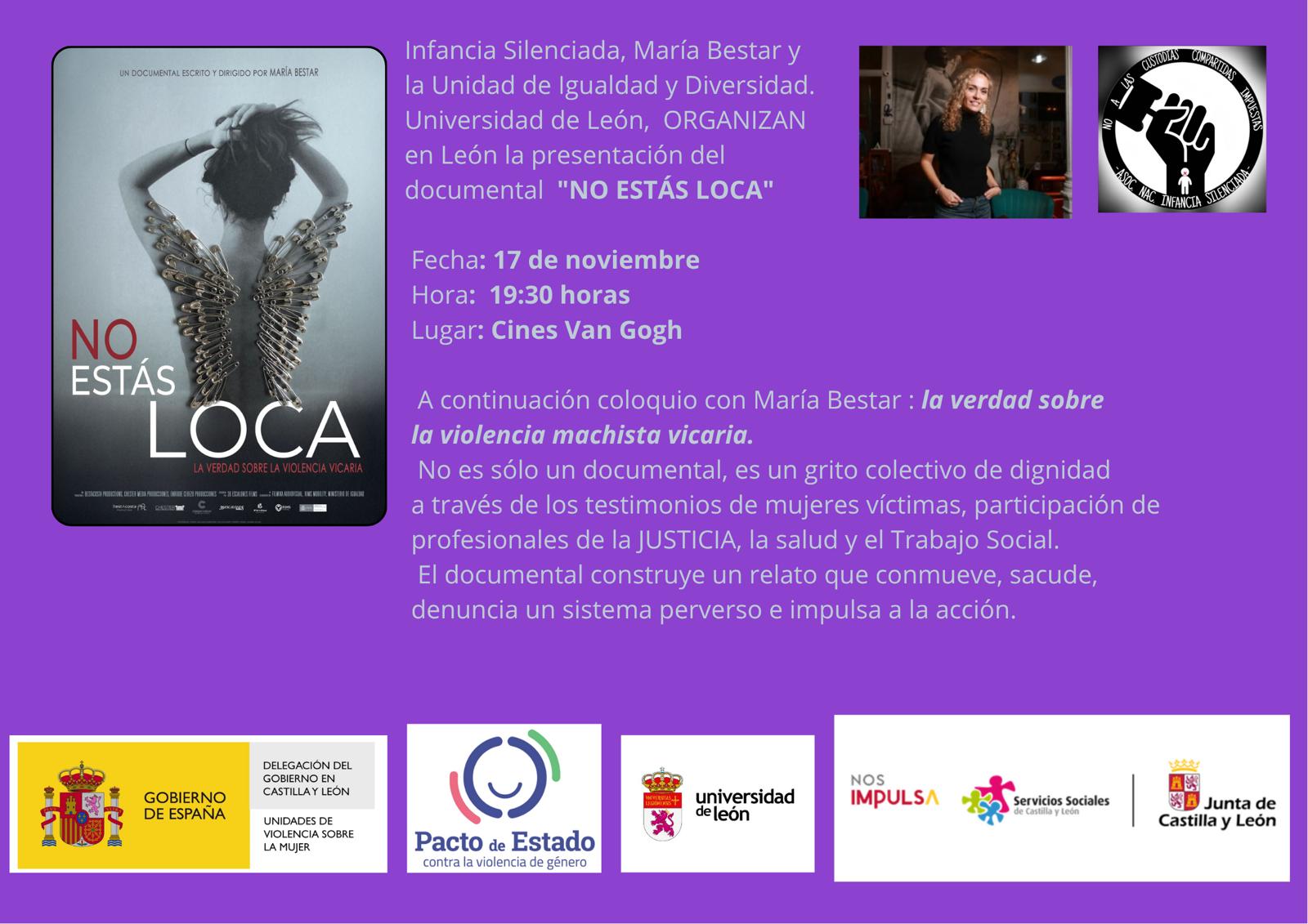 Cartel del estreno del documental.