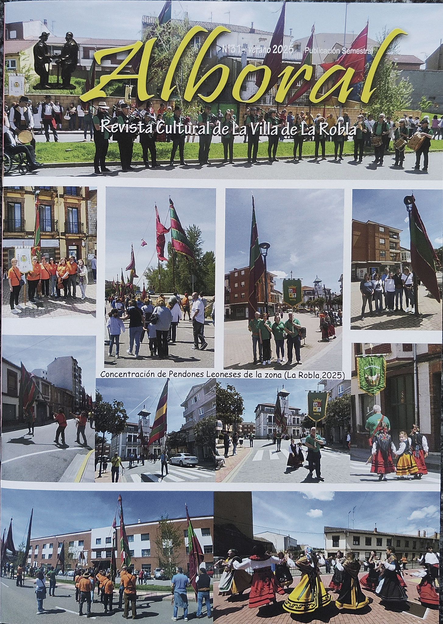 La portada del nuevo número de la revista Alboral.