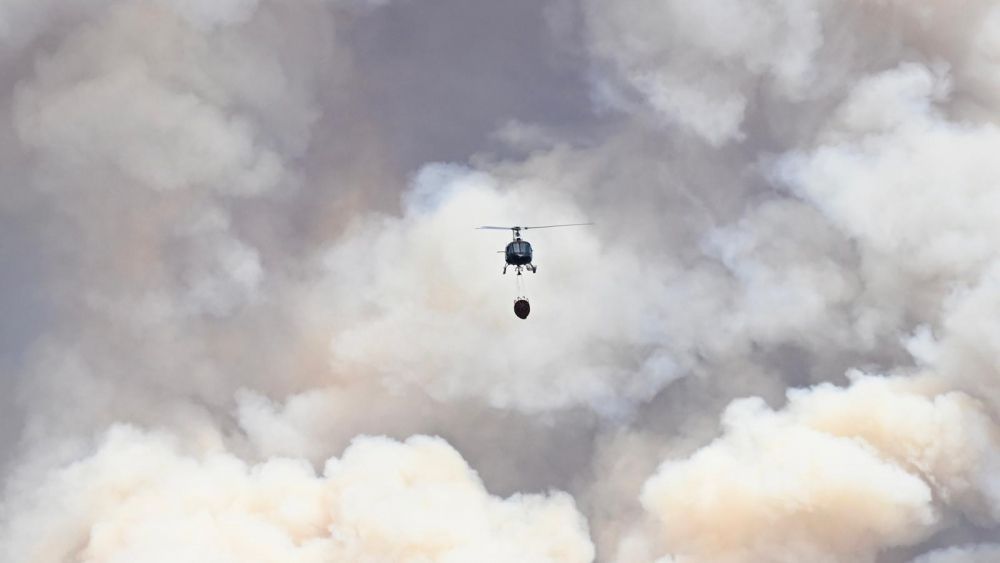 Imagen del incendio de Barniedo de la Reina. | SAÚL ARÉN