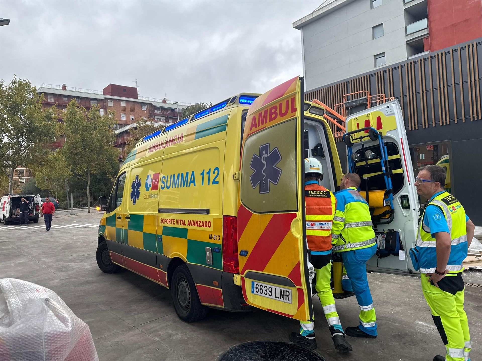Imagen de archivo de una ambulancia del SUMMA 112. Imagen de archivo de una ambulancia del SUMMA 112.