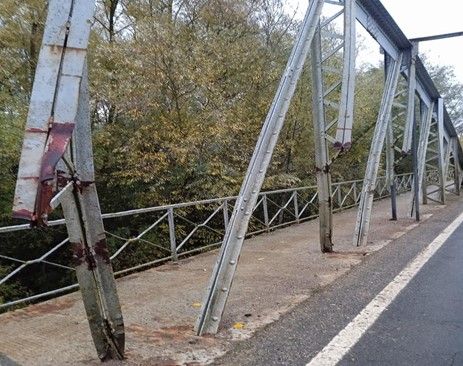 Una ‘muleta’ para sostener el puente centenario de villafer