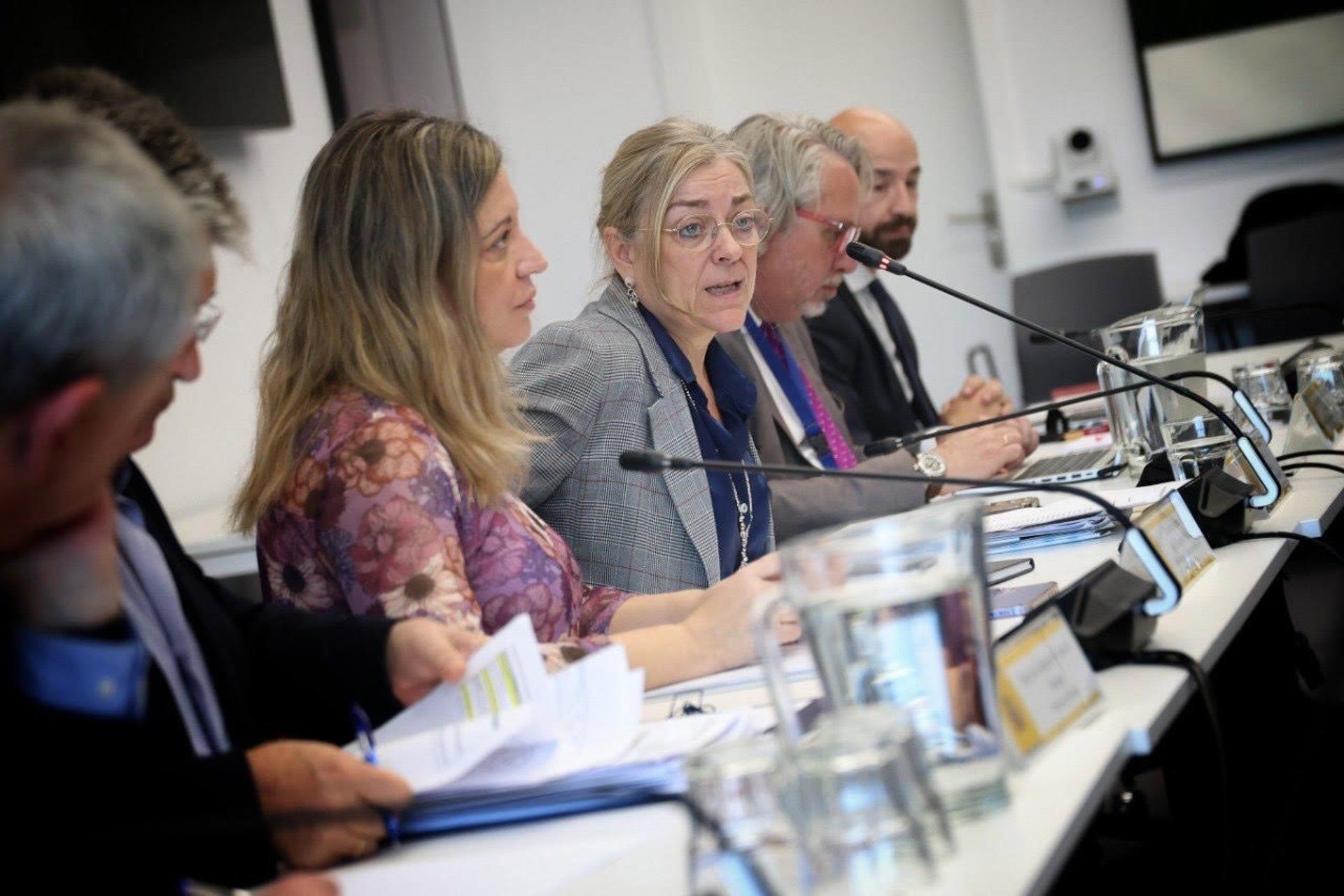 La secretaria de Estado de Función Pública, Consuelo Sánchez Naranjo, durante la reunión celebrada este miércoles con representantes de CCOO, UGT y CSIF | MINISTERIO DE FUNCIÓN PÚBLICA La secretaria de Estado de Función Pública, Consuelo Sánchez Naranjo, durante la reunión celebrada este miércoles con representantes de CCOO, UGT y CSIF | MINISTERIO DE FUNCIÓN PÚBLICA