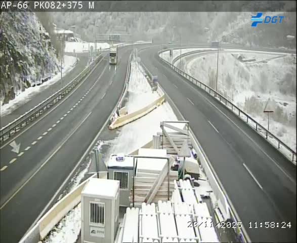 Imagen de la autopista entre León y Asturias