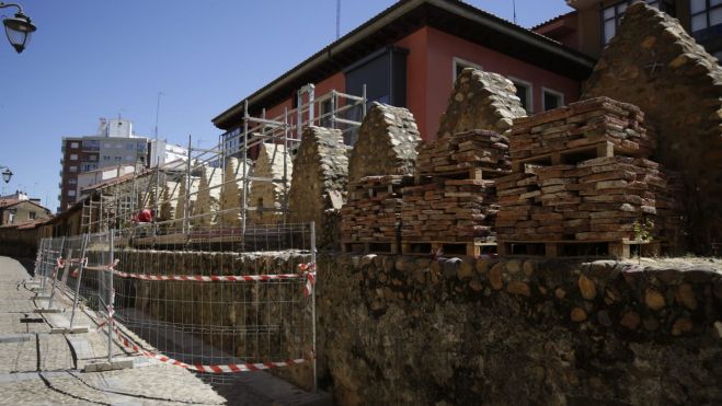 Las obras corrieron a cargo de la empresa palentina Valuarte Conservación del Patrimonio. FERNANDO OTERO Las obras corrieron a cargo de la empresa palentina Valuarte Conservación del Patrimonio. FERNANDO OTERO
