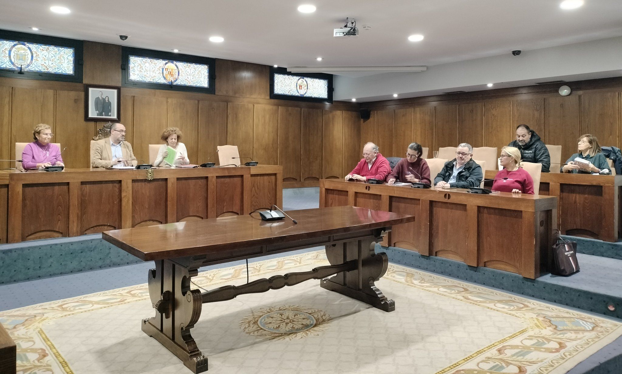 Reunión del Cecopi durante la emergencia por el agua no potable. | AYTO. Ponferrada