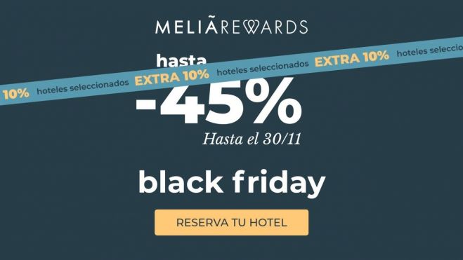 Hoteles en Black Friday 2025 hasta el 45% de oferta en estos alojamientos