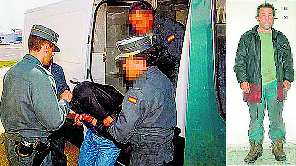 El Bandolero de Omaña durante su detención. El Bandolero de Omaña durante su detención.