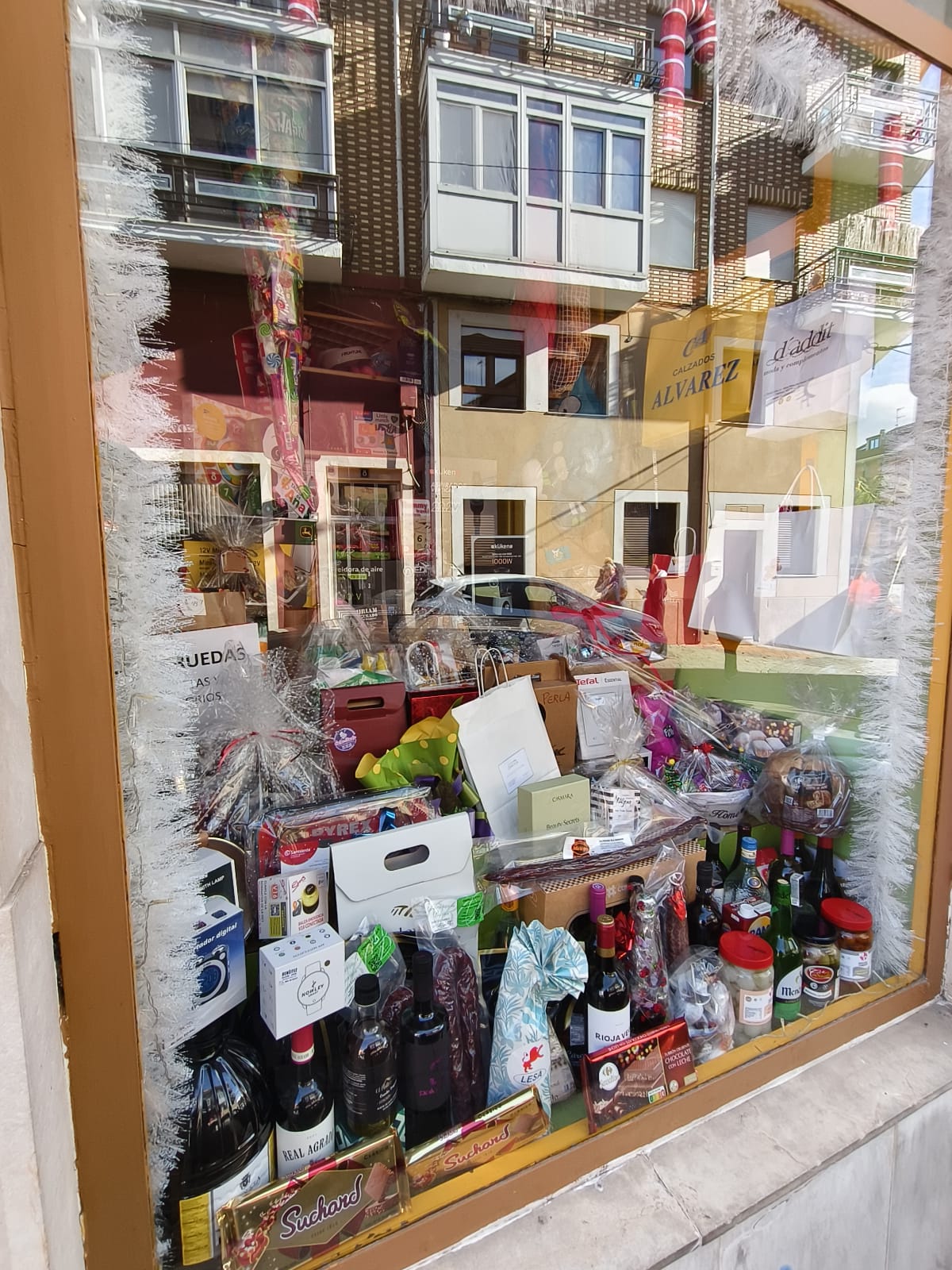 Cesta navideña del sorteo. | L.N.C.