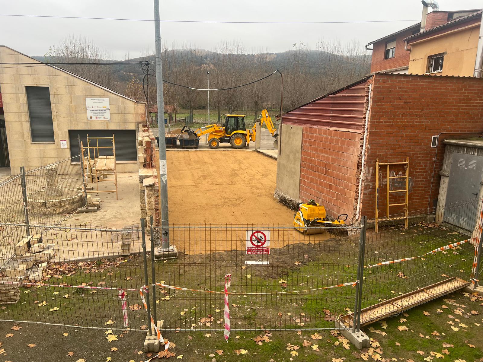 Obras del nuevo colegio de Vegas del Condado. | L.N.C.