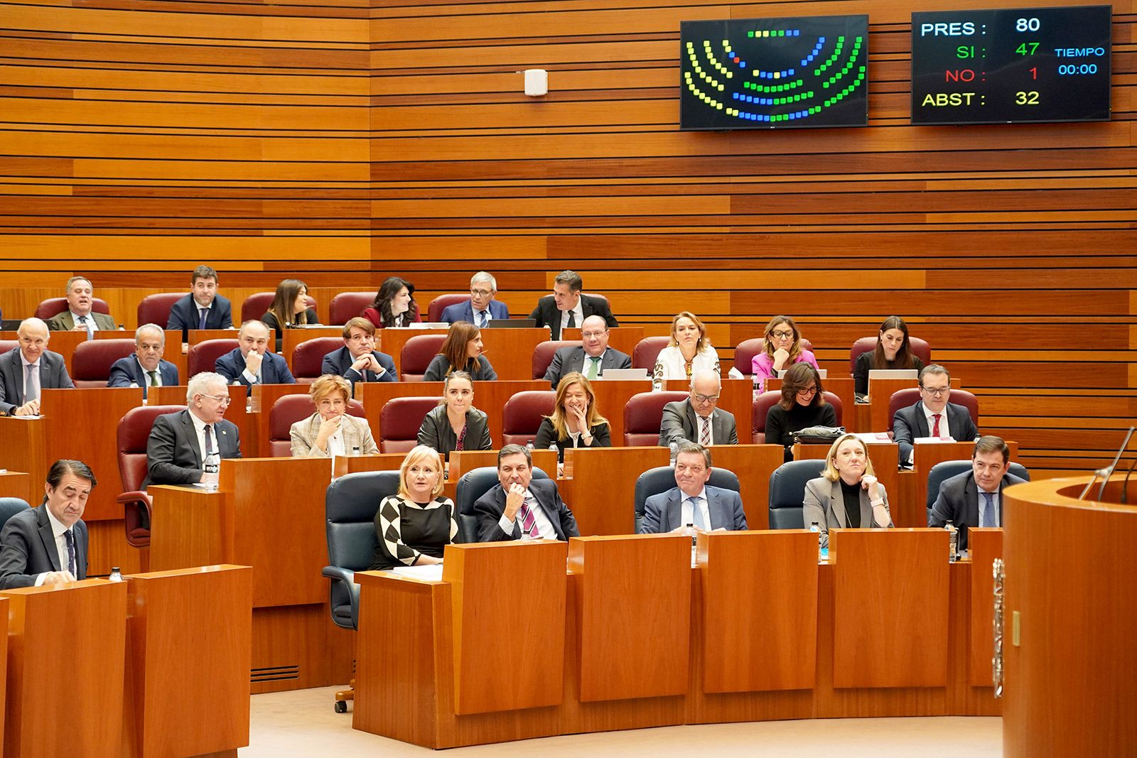 Votación del decreto ley para la gestión de incendios en las Cortes. | ICAL