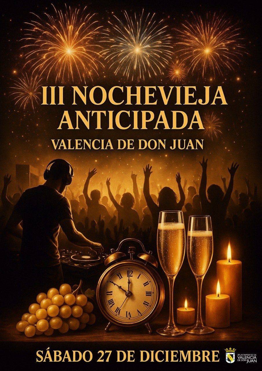 Cartel de la Nochevieja anticipada.