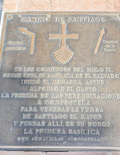 En la imagen, detalle del inicio del Camino Primitivo. TURISMO OVIEDO