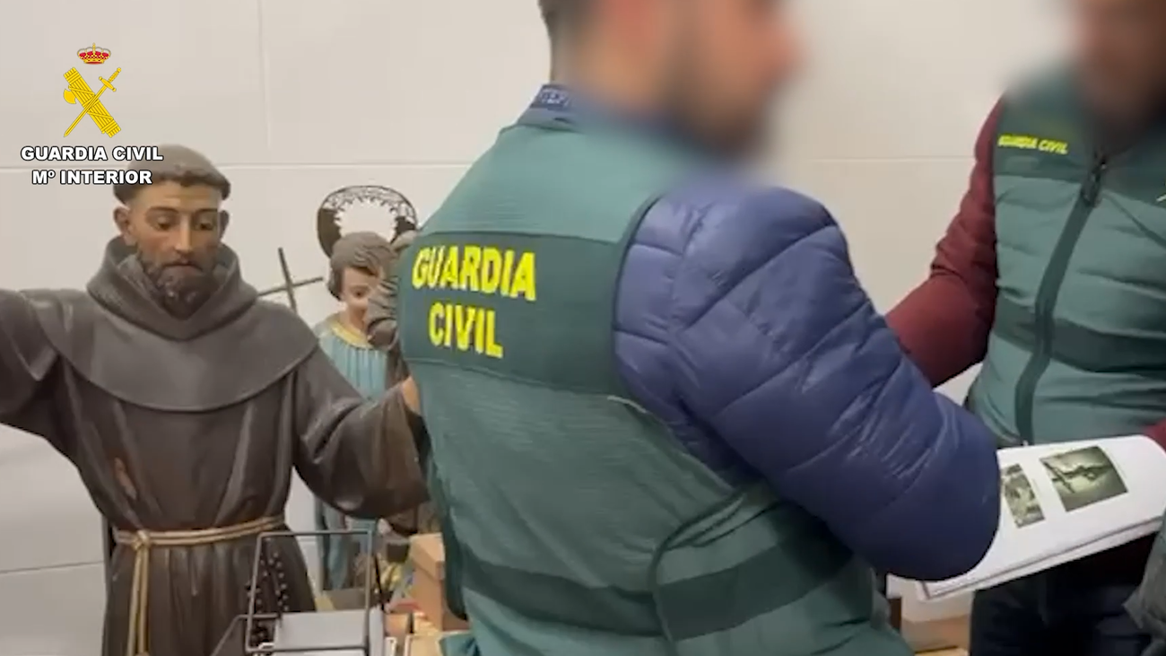Patrimonio intervenido por la Guardia Civil. | GUARDIA CIVIL
